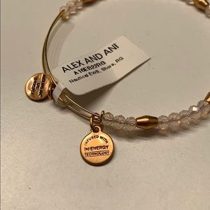 Alex and Ani pink and gold Nautical bracelet